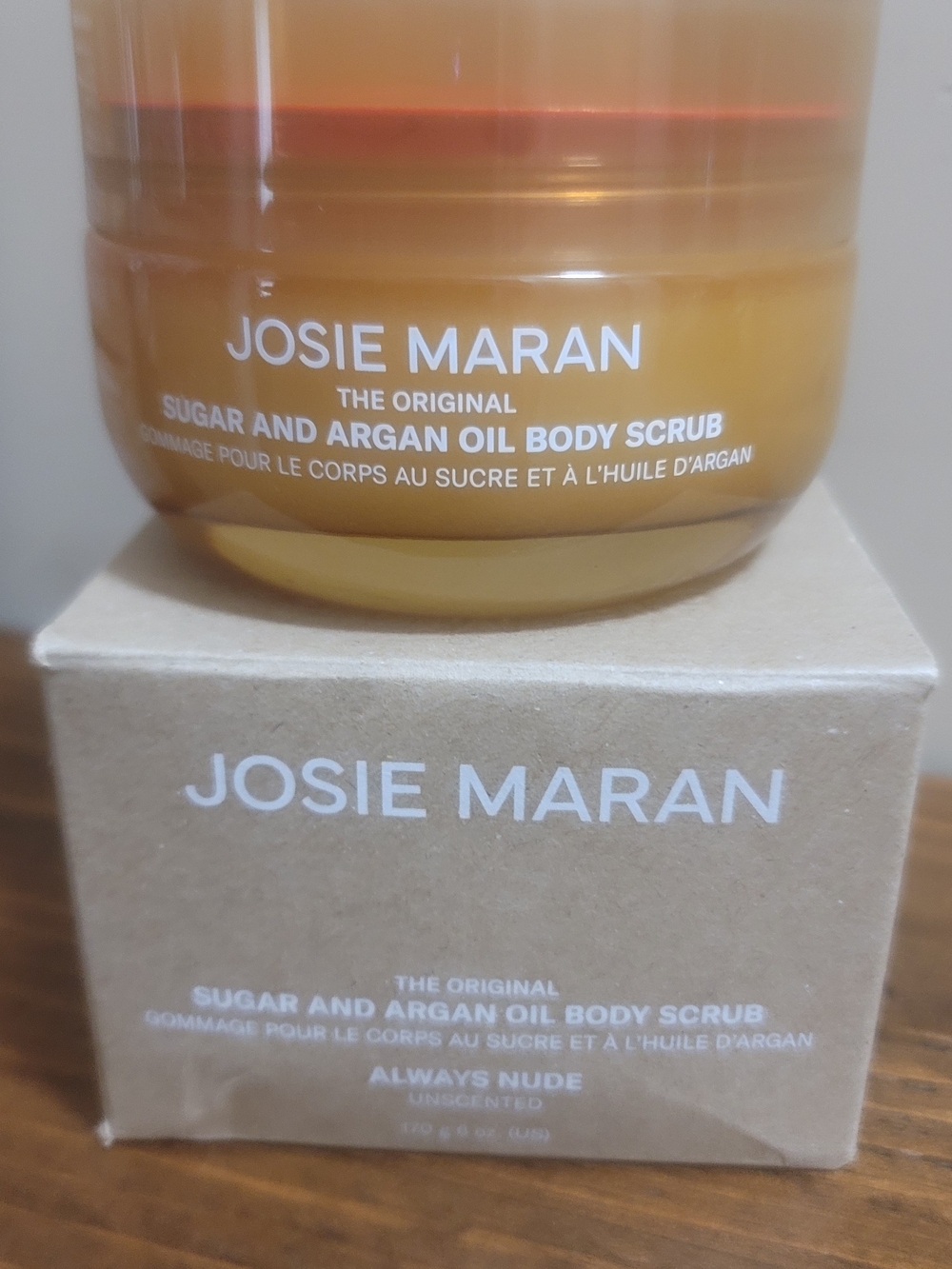 JOSIE MARAN Nude-Toned Sugar & Argan Oil Body Scrub